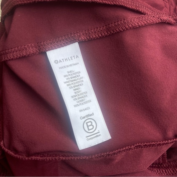 Athleta Burgundy Skirt Size 0 - Picture 5 of 6